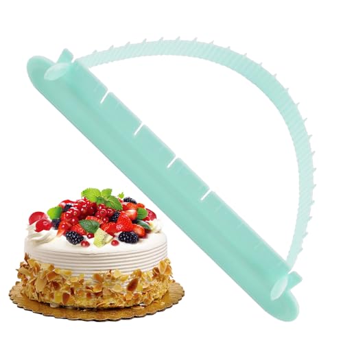 Duroecsain Teiglineal,Kuchenbogenform | Gebogenes Backwerkzeug Mit Dekorationsfunktion Für Sahne & Schokolade – Für Frauen, Anfänger, Profis Und Haushaltsküchen von Duroecsain