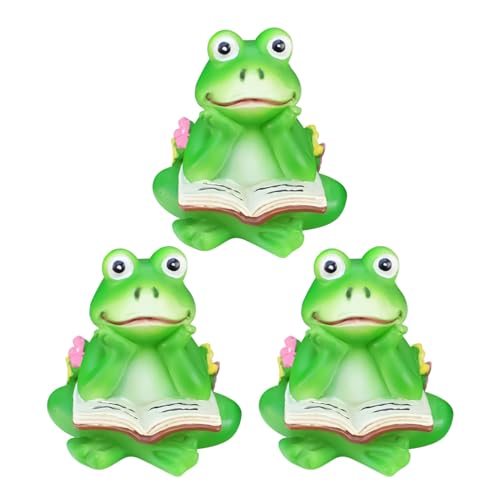 Duroecsain Töpfchen mit Tierfüßen, Topffüße, Blumentopf, Risers Frog Form – Set mit 3 Tierfiguren aus Kunstharz für Garten, Außenbereich, dekorativer Blumenkasten Duroecsain Töpfchen mit Tierfüßen, Topffüße, Blumentopf, Risers Frog Form – Set mit 3 Tierfiguren aus Kunstharz für Garten, Außenbereich, dekorativer Blumenkasten von Duroecsain