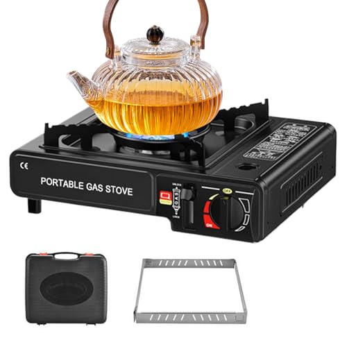 Duroecsain Tragbarer Campingkocher | Tragbarer Herd für Küche im Freien, Brenner zur Zubereitung von Gerichten, Kochfläche für Mahlzeiten im Freien beim Wandern, Zuhause, Wohnung, von Duroecsain