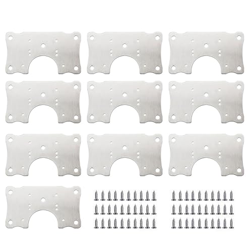 Duroecsain Türscharnier-Reparatur-Set, Küchenschrankscharniere | Reparatur-Set für Scharnierschränke, 10 Stück, Scharnierloch-Reparatur-Set von Duroecsain