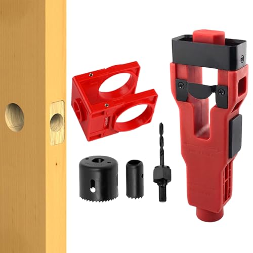 Duroecsain Türschloss Installationsset,Türschnappereinsatz-Set | Elektrowerkzeug Teile & Zubehör Für Schrank Haus Ständer Eingang Front Bücherregal von Duroecsain