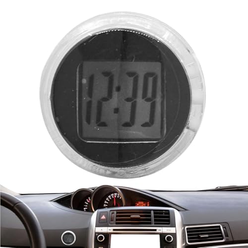 Duroecsain Uhr für das Auto, Uhr für das Armaturenbrett, digitaler Stick auf der Lüftungsuhr des Autokopfs, elektronische Armaturenbrett-Dekoration Duroecsain Uhr für das Auto, Uhr für das Armaturenbrett, digitaler Stick auf der Lüftungsuhr des Autokopfs, elektronische Armaturenbrett-Dekoration von Duroecsain