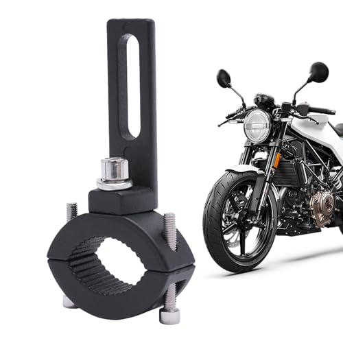 Duroecsain Verstellbare Gabelhalterung, Halterung für Gabel, Befestigung aus Aluminiumlegierung, ohne Bohren, für Nebelscheinwerfer, Quad und Schutzstange von Duroecsain