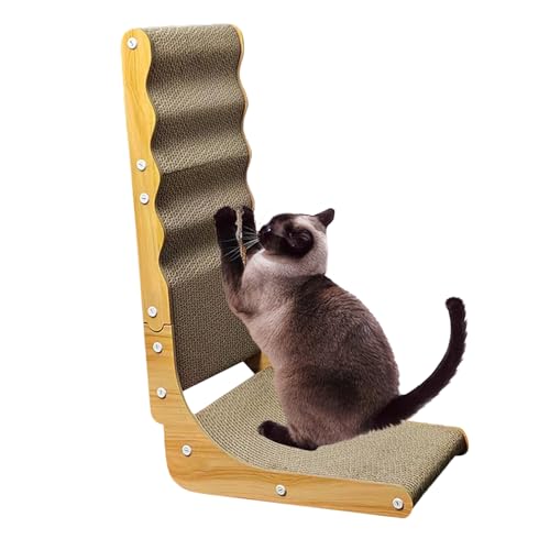 Duroecsain Vertikaler für Katzen, Kratzbrett für Kätzchen, multifunktionales Kratzbrett mit interaktivem Spiel für Haustiere Duroecsain Vertikaler für Katzen, Kratzbrett für Kätzchen, multifunktionales Kratzbrett mit interaktivem Spiel für Haustiere von Duroecsain