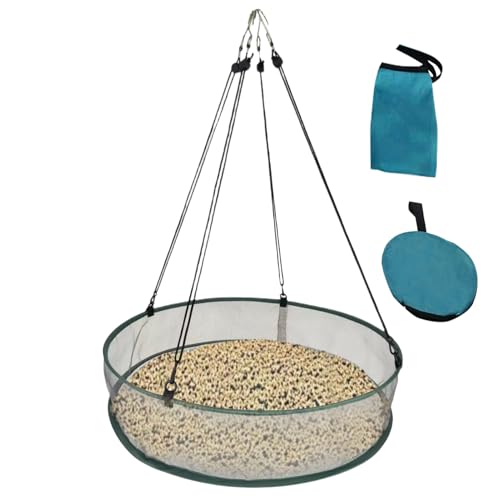 Duroecsain Vogelfutterschale,Vogelfutterstation Gartenring Für Draussen - Stabiler Vogelfutterring Kolibri Auffangschale Für Balkon Terrasse Garten Duroecsain Vogelfutterschale,Vogelfutterstation Gartenring Für Draussen - Stabiler Vogelfutterring Kolibri Auffangschale Für Balkon Terrasse Garten von Duroecsain