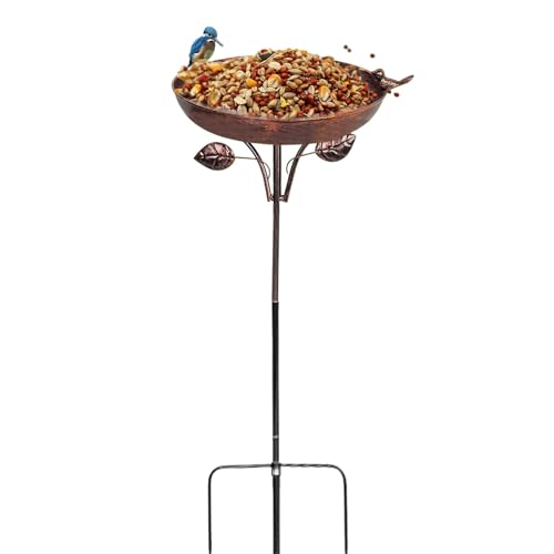 Duroecsain Vogeltränke für den Außenbereich, Vogeltränke | Außendekoration mit Ständer mit 5 Zweigen für Terrasse, Garten und Hinterhof von Duroecsain