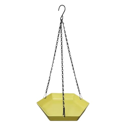 Duroecsain Vogeltränke für den Garten, Polygonal für den Außenbereich, hängende Tränke für Garten, Balkon, Terrassen und Fenster, Außendekoration zur Vogelbeobachtung von Duroecsain