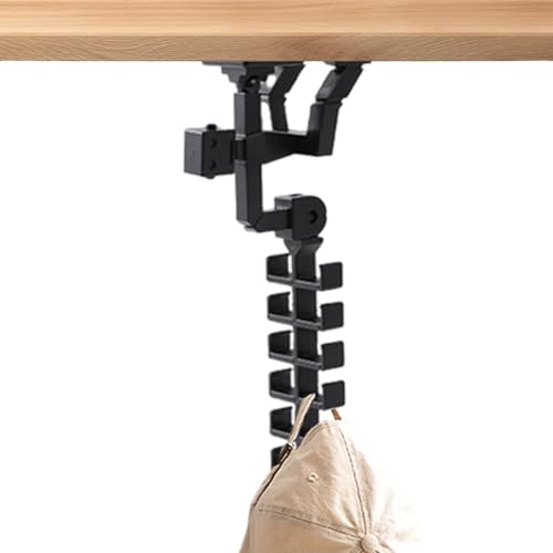 Duroecsain Wandhaken – Huthalter selbstklebend | Roboter-Halterung, platzsparend, multifunktional, für Rucksack, Kleidung, Tasche, Schule von Duroecsain