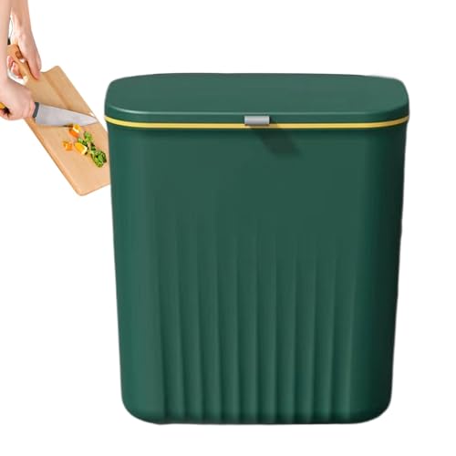 Duroecsain Wandkorb kann das Badezimmer, Wandeimer für Badezimmer Mülleimer Mülleimer Mülleimer Kleiner Mülleimer mit einem Deckel Müllbehälter für Theke unter dem Schlafzimmer des Zimmers Duroecsain Wandkorb kann das Badezimmer, Wandeimer für Badezimmer Mülleimer Mülleimer Mülleimer Kleiner Mülleimer mit einem Deckel Müllbehälter für Theke unter dem Schlafzimmer des Zimmers von Duroecsain