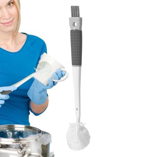 Duroecsain Wasserflaschenbürste, Flaschenbürste – Flaschenreinigungsbürste mit weicher Haptik, flexibler Peeling-Flaschenreiniger | multifunktionale Scheuerbürste für Duroecsain Wasserflaschenbürste, Flaschenbürste – Flaschenreinigungsbürste mit weicher Haptik, flexibler Peeling-Flaschenreiniger | multifunktionale Scheuerbürste für von Duroecsain