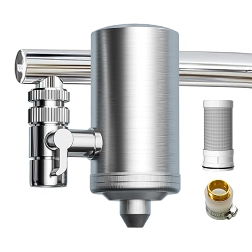 Duroecsain Wasserhahn Wasserfilter für Küchenspüle, Wasserfilter für Spüle | Wasserhahn-montierte Wasserfilter | Wasserhahn-Wasserfilter für Küchenarmaturen, reduziert Chlor, von Duroecsain