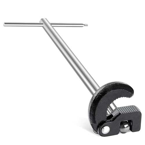 Duroecsain Wasserhahn für Waschbecken, verstellbarer Klempnerschlüssel – präzises Demontagewerkzeug für Küche, Bad und Badewanne von Duroecsain