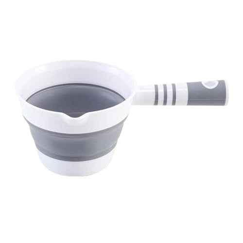 Duroecsain Wasserkelle – zusammenklappbarer Badkrug, Schöpfkelle, hängend, tragbar, für Küche, Reisen, Garten, Dusche im Freien Duroecsain Wasserkelle – zusammenklappbarer Badkrug, Schöpfkelle, hängend, tragbar, für Küche, Reisen, Garten, Dusche im Freien von Duroecsain