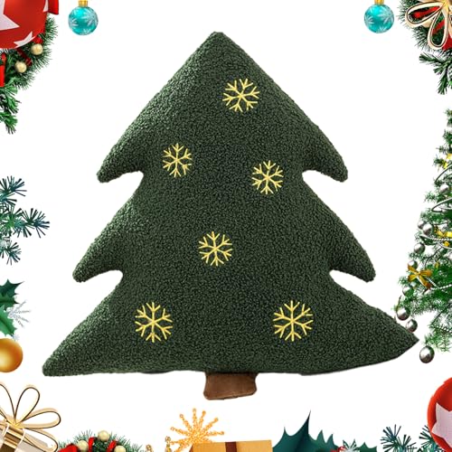 Duroecsain Weihnachtsplüsch, Weihnachtsbaumkissen, Weihnachtsspielzeug zum Kuscheln, kuscheliges Feiertags-Plüschkissen für Zuhause, Auto, Schlafzimmer, Büro, Wohnzimmer Duroecsain Weihnachtsplüsch, Weihnachtsbaumkissen, Weihnachtsspielzeug zum Kuscheln, kuscheliges Feiertags-Plüschkissen für Zuhause, Auto, Schlafzimmer, Büro, Wohnzimmer von Duroecsain