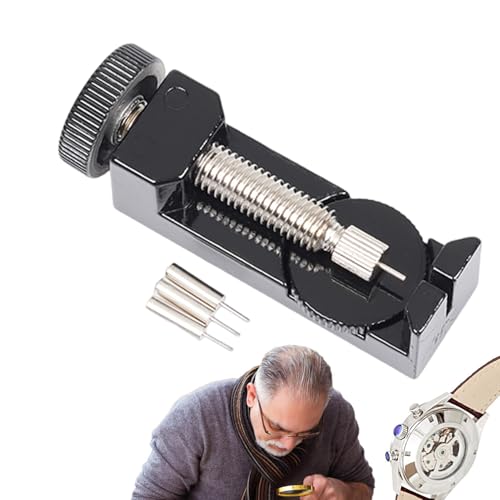 Duroecsain Werkzeug für Uhrenarmband, Werkzeug zum Entfernen des Uhrenbodens – Schnellversteller, abnehmbar, antimagnetisch, höhenverstellbar, wasserdicht, zum Wechseln und Ersetzen der Batterie Duroecsain Werkzeug für Uhrenarmband, Werkzeug zum Entfernen des Uhrenbodens – Schnellversteller, abnehmbar, antimagnetisch, höhenverstellbar, wasserdicht, zum Wechseln und Ersetzen der Batterie von Duroecsain