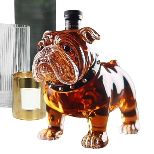 Duroecsain Whiskyflasche, französische Bulldogge, dekorativer Alkohol-Dekanter für Dekoration, Likör-Aufbewahrungsflasche, Sammlerstück für Vitrine zu Hause Duroecsain Whiskyflasche, französische Bulldogge, dekorativer Alkohol-Dekanter für Dekoration, Likör-Aufbewahrungsflasche, Sammlerstück für Vitrine zu Hause von Duroecsain