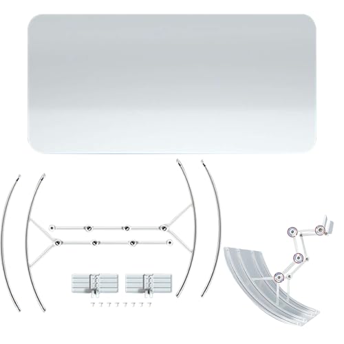 Duroecsain Windabweiser für Klimaanlage, verstellbar, für Fenster, Klimaanlage, Windführung und Heißluft für Theater, Büro, Küche, Wohnung, Garage Duroecsain Windabweiser für Klimaanlage, verstellbar, für Fenster, Klimaanlage, Windführung und Heißluft für Theater, Büro, Küche, Wohnung, Garage von Duroecsain