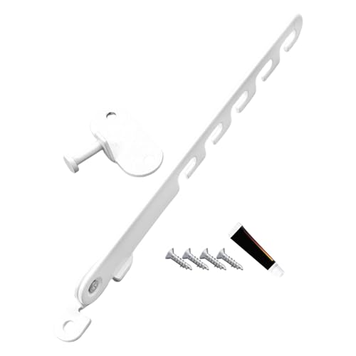 Fensterwindhaken, Sicherheitsfensterschlösser – winddichtes Sicherheitsschloss, verstellbare Fenstersicherheitsschlösser mit 4 Schlitzen für von Duroecsain