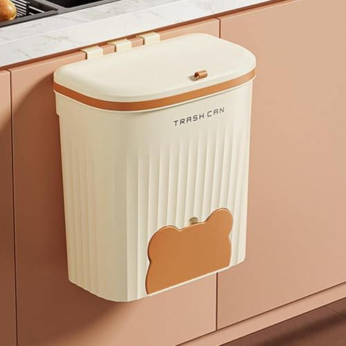 Hängender Abfalleimer für die Küche mit Deckel, Wandabfalleimer für Küche, Abfalleimer für Camping, Auto, zum Aufhängen für Schranktüren, Schrank, Badezimmer – 28 x 16 x 26 cm Hängender Abfalleimer für die Küche mit Deckel, Wandabfalleimer für Küche, Abfalleimer für Camping, Auto, zum Aufhängen für Schranktüren, Schrank, Badezimmer – 28 x 16 x 26 cm von Duroecsain