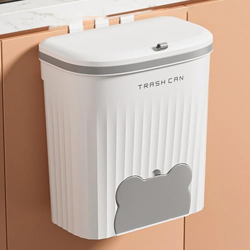 Hängender Abfalleimer für die Küche mit Deckel, Wandabfalleimer für Küche, Abfalleimer für Camping, Auto, zum Aufhängen für Schranktüren, Schrank, Badezimmer – 28 x 16 x 26 cm Hängender Abfalleimer für die Küche mit Deckel, Wandabfalleimer für Küche, Abfalleimer für Camping, Auto, zum Aufhängen für Schranktüren, Schrank, Badezimmer – 28 x 16 x 26 cm von Duroecsain