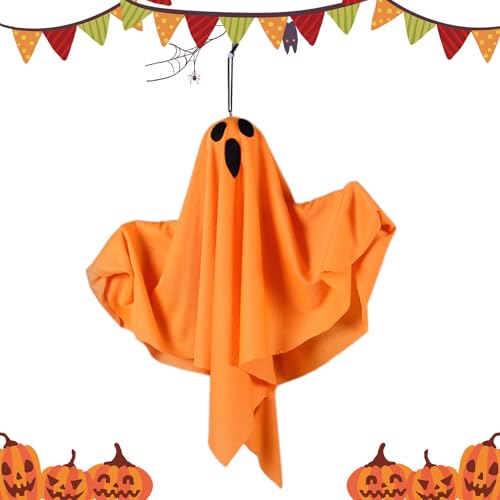 Halloween-Dekoration – Geisterdekoration für Halloween | 3 Blinkmodi, dekorative Figuren für Veranda, Pellet, Baum, Fenster, Tor, Garten, Terrasse von Duroecsain