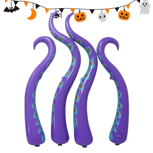 Halloween-Oktopus-Tentakel, Dekoration, für den Außenbereich, PVC, wasserdicht, Oktopus-Tentakel, aufblasbares Dekor für Tür, Fenster, Garten, Außenbereich von Duroecsain