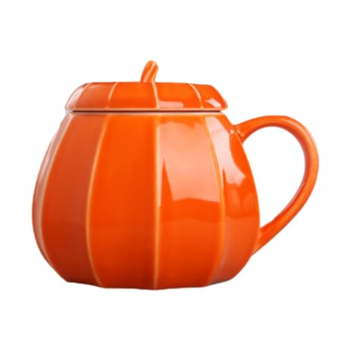 Halloween-Tasse, Tasse in Form von – Behälter aus Keramik für Getränke für die Ernte Herbst Thanksgiving Geburtstag Party Zubehör für Männer Halloween-Tasse, Tasse in Form von – Behälter aus Keramik für Getränke für die Ernte Herbst Thanksgiving Geburtstag Party Zubehör für Männer von Duroecsain