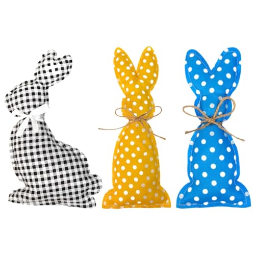 Hase Tischtuch, Osterhase – 3-teilige Feiertagsfeier Bunny Ornament Mittelpunkt Frühling Ostern Korb Korb für Hochzeit, Bauernhof, Hase Tischtuch, Osterhase – 3-teilige Feiertagsfeier Bunny Ornament Mittelpunkt Frühling Ostern Korb Korb für Hochzeit, Bauernhof, von Duroecsain