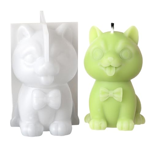 Hundekerzen Silikonform | Hobbygussform Für Haus Und Bastelprojekte,3D Betonformen Für Wohndekoration, Silikon Zementgießwerkzeug Hundekerzen Silikonform | Hobbygussform Für Haus Und Bastelprojekte,3D Betonformen Für Wohndekoration, Silikon Zementgießwerkzeug von Duroecsain
