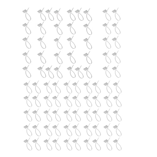 Kabelbinder | 100 Stück selbstsichernde Zurrgurte mit Etiketten für Kabelorganisation zu Hause Werkstatt im Freien von Duroecsain