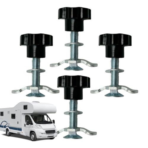 L Schienenbolzen,L-Schienen Lasche Gewindestift Mutter Befestigung | Ergonomisch Geformte Schienenersatzteile Für LKW Auto Garage von Duroecsain