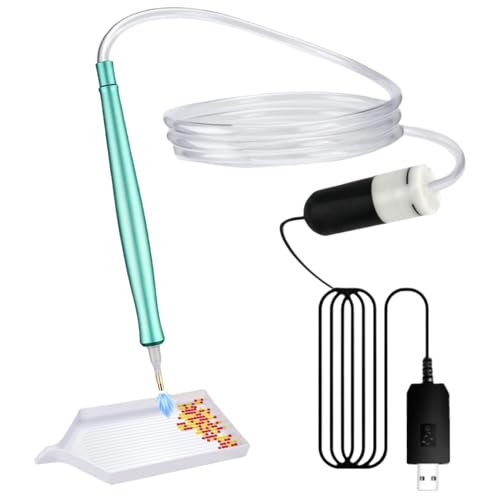 Malstift aus Strass, elektrischer Strass-Malstift, Stil der Kunst aus Strass mit Vakuumpumpe – tragbares Handwerkszubehör, automatischer USB-Applikator von Duroecsain