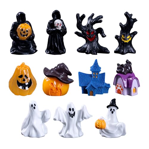 Miniatur Halloween Figuren | Gothic Miniaturen für Halloween, 11-teilig, Horrorszene, Festival, Tischdekoration für Wohnzimmer, Hotel, Terrarium, Haus, Tafel Miniatur Halloween Figuren | Gothic Miniaturen für Halloween, 11-teilig, Horrorszene, Festival, Tischdekoration für Wohnzimmer, Hotel, Terrarium, Haus, Tafel von Duroecsain