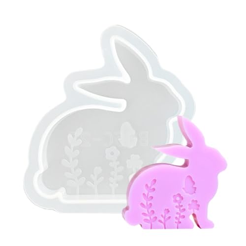 Osterhasen Silikonform, Kaninchen Silikonform - handgefertigte Frühlingskaninchen Kerzengießform | Wandguss-Kunsthandwerk Osterhasen Silikonform, Kaninchen Silikonform - handgefertigte Frühlingskaninchen Kerzengießform | Wandguss-Kunsthandwerk von Duroecsain