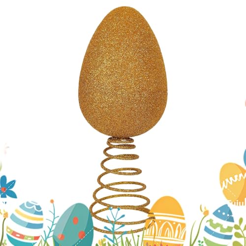 Osterornament auf der Oberseite des Baumes, Osterbaum-Topper, glitzernder Ostereierbaum-Topper | Urlaubsdekoration mit Spulenfrühlingsstecklingen für Weihnachten, Osterornament auf der Oberseite des Baumes, Osterbaum-Topper, glitzernder Ostereierbaum-Topper | Urlaubsdekoration mit Spulenfrühlingsstecklingen für Weihnachten, von Duroecsain