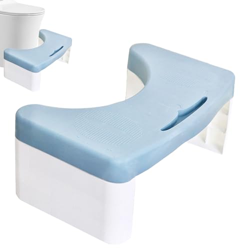 Physiologischer Toilettenhocker – Tritthocker für WC für Erwachsene – kleine Sitzbank Fußstütze für Squatty Anti-Position von Duroecsain