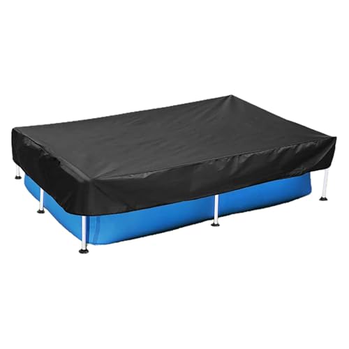 Pool Abdeckplane, Rechteckig Poolabdeckung aus 210D Oxford Gewebe, 305 x 205 x 30 cm von Duroecsain