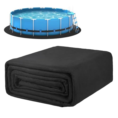 Poolunterlage Rund Pool Bodenplane Diameter 366 cm rutschfest Poolmatte Pool Bodenschutzmatte Bodenfolien Pools Ground Cloth für Schwimmbecken von Duroecsain