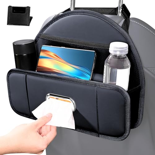 Rücksitz-Organizer, Auto-Rückenlehne, Sitz-Organizer, Becherhalter aus PU-Leder | Soupt fürs Auto, Dokumentenhalter, Organizer für Flaschen Rücksitz-Organizer, Auto-Rückenlehne, Sitz-Organizer, Becherhalter aus PU-Leder | Soupt fürs Auto, Dokumentenhalter, Organizer für Flaschen von Duroecsain