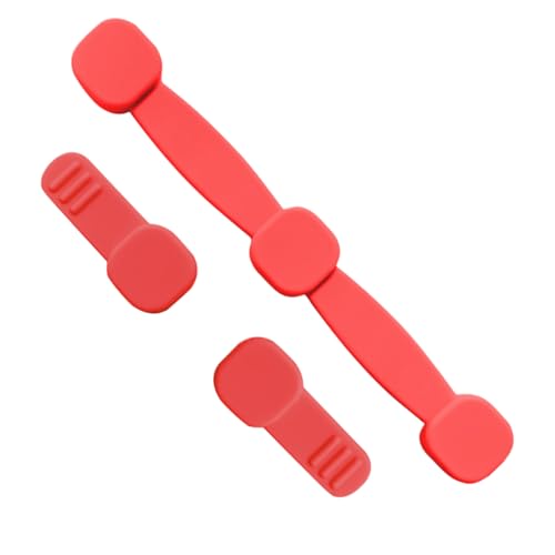 Schnalle des Luftfritteusen-Magnets, magnetische Luftfrittier-Silikon-Schnalle – Set mit Halterung für Frittierpapier, hitzebeständiges Küchenzubehör für das Futter aus von Duroecsain