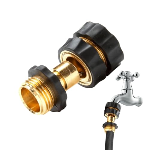 Schnellverbinder für Gartenschlauch, Anschluss für Gartenschlauch, ausziehbar, 3/4 Zoll, Adapter für Wasserschläuche, für Waschmaschine und Gartenarbeit Schnellverbinder für Gartenschlauch, Anschluss für Gartenschlauch, ausziehbar, 3/4 Zoll, Adapter für Wasserschläuche, für Waschmaschine und Gartenarbeit von Duroecsain