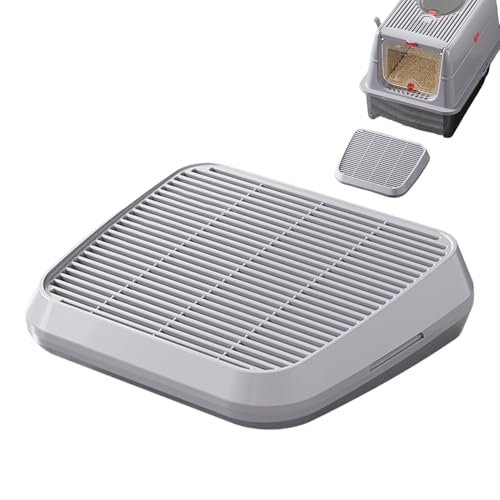 Stufe für Katzentoilette – Matte gegen Kot und Rampe für Katzen, doppelte Schicht, rutschfest, verhindert Verschütten, erhöht für einfache Reinigung innen und außen, Zubehör für Kätzchen Stufe für Katzentoilette – Matte gegen Kot und Rampe für Katzen, doppelte Schicht, rutschfest, verhindert Verschütten, erhöht für einfache Reinigung innen und außen, Zubehör für Kätzchen von Duroecsain