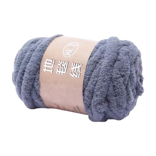 Super Chunky Chenillegarn, weich, zum Stricken und Häkeln, 250 g/20 m von Duroecsain