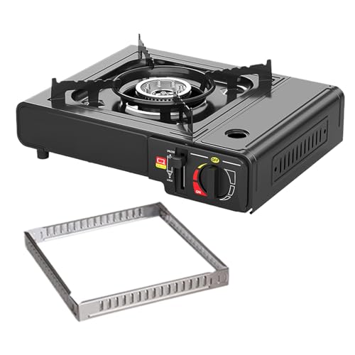 Tragbarer Gaskocher für Camping, Festivals, Angelausflüge, Picknick, Gasherd für den Außenbereich, ultradünn, 3500 W Tragbarer Gaskocher für Camping, Festivals, Angelausflüge, Picknick, Gasherd für den Außenbereich, ultradünn, 3500 W von Duroecsain