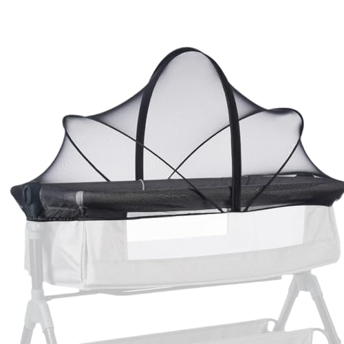 Universelles für Kinderbetten mit Reißverschluss, Babybettzelt aus feinmaschigem Stoff für drinnen und draußen, 55 x 100 cm Universelles für Kinderbetten mit Reißverschluss, Babybettzelt aus feinmaschigem Stoff für drinnen und draußen, 55 x 100 cm von Duroecsain