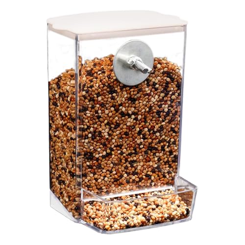 Vogelfutterhaus Für Draußen Automatische Nachfüllung | Automatischer Vogelfutterspender Abnehmbar | Transparent Für Fenster Garten Balkon Kolibri Hühner von Duroecsain