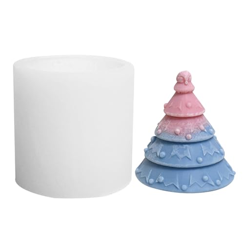 Weihnachts Kerzenformen | Kerzen Silikonform | Gipsformen Für Bastelarbeiten Partyzubehör Wohnzimmer Esstisch Deko Zentrumstisch Schmuck von Duroecsain