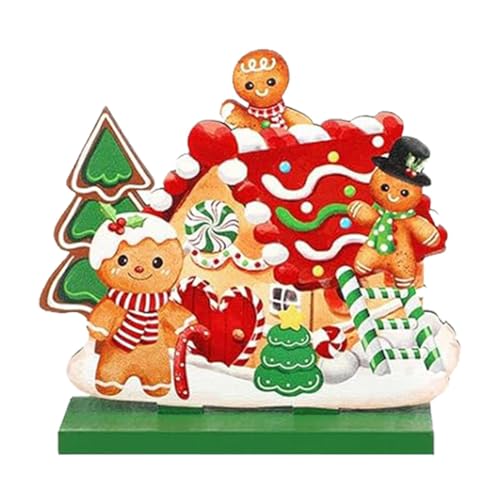 Weihnachtstischplatten, Weihnachts-Tischplatten aus Holz | Weihnachten Tablett mit mehreren Ebenen | Kunsthandwerk Gewürzmann, Dekoschild für Mantelregal Weihnachtstischplatten, Weihnachts-Tischplatten aus Holz | Weihnachten Tablett mit mehreren Ebenen | Kunsthandwerk Gewürzmann, Dekoschild für Mantelregal von Duroecsain