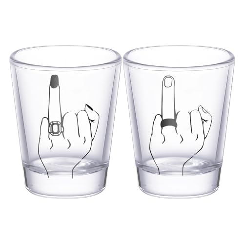 Weingläser für die Ehe und das Jahrmarkt-Design, humorvolle Gläser für Whisky – Kollektion für Weihnachten, Hochzeitsfeier, Grill von Duroecsain