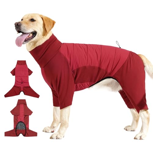 Winterkleidung für Hunde – Kleidung mit Kragen für kaltes Wetter und Welpen – wasserdichter Wintermantel für Hunde, Wandern, Camping, Spaziergänge im Freien Winterkleidung für Hunde – Kleidung mit Kragen für kaltes Wetter und Welpen – wasserdichter Wintermantel für Hunde, Wandern, Camping, Spaziergänge im Freien von Duroecsain